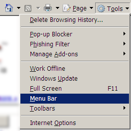 How to turn on the menu bar How to turn on the menu
bar